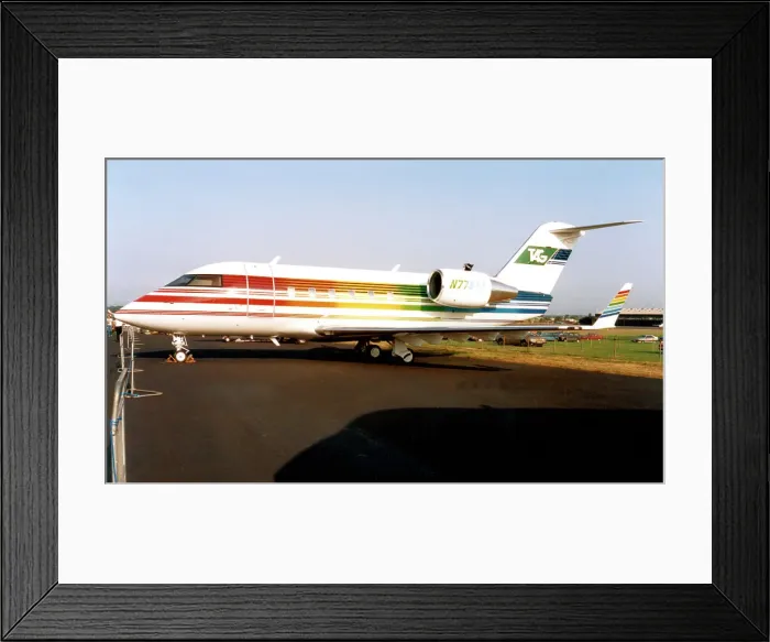 Framed Print : Canadair 601 Challenger N778YY Framed Print : Canadair 601 Challenger N778YY