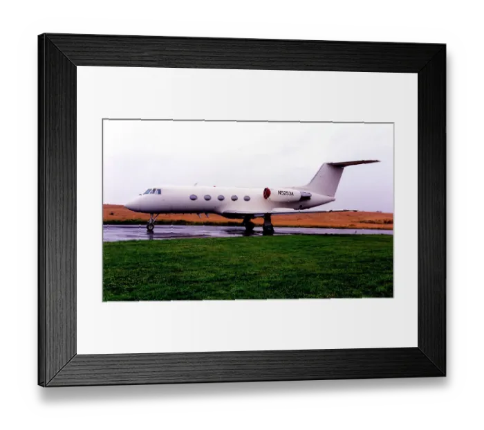 Framed Print : Grumman Gulfstream II N5253A Framed Print : Grumman Gulfstream II N5253A