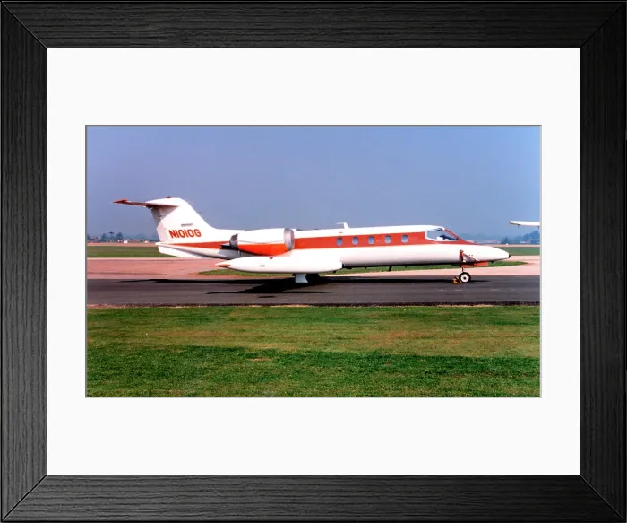 Framed Print : Learjet 35A N1010G Framed Print : Learjet 35A N1010G