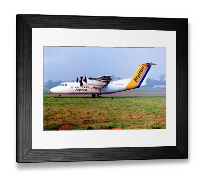 Framed Print : de Havilland Canada DHC-7 G-BPDX Framed Print : de Havilland Canada DHC-7 G-BPDX