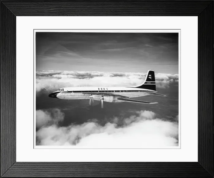 Framed Print : Bristol Britannia 312 G-AOVB Framed Print : Bristol Britannia 312 G-AOVB