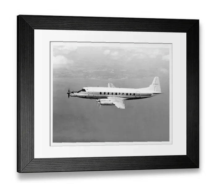Framed Print : Vickers Viscount C-FTID-X Framed Print : Vickers Viscount C-FTID-X
