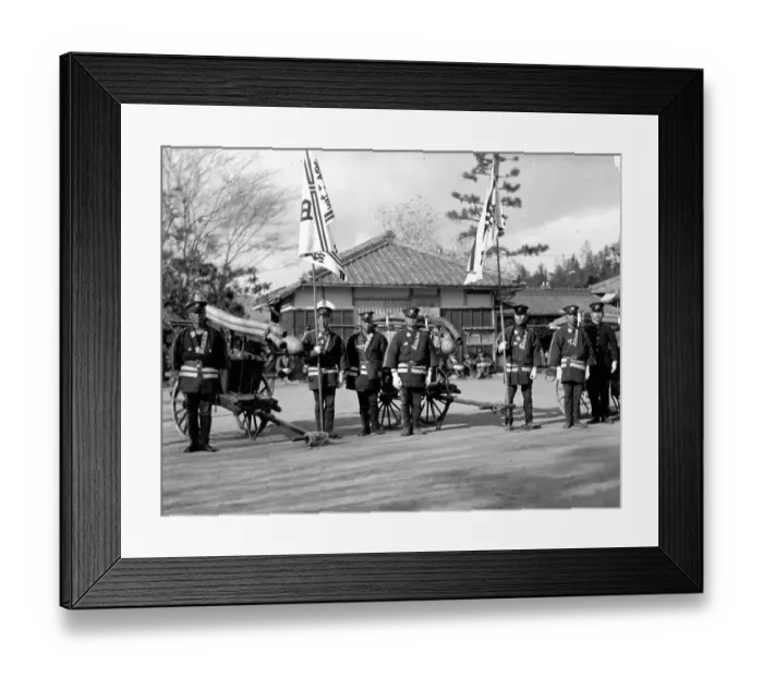 Framed Print : Japanese firemen Framed Print : Japanese firemen