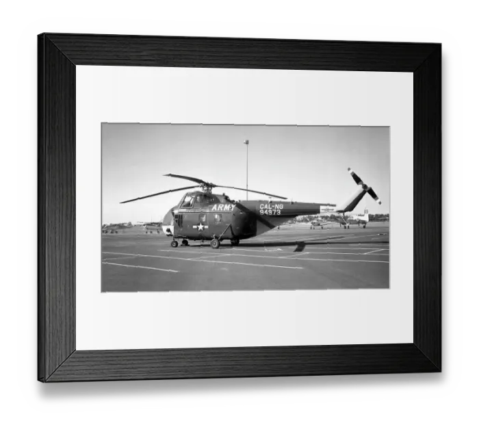 Framed Print : Sikorsky H-19D Chickasaw 59-4973 Framed Print : Sikorsky H-19D Chickasaw 59-4973