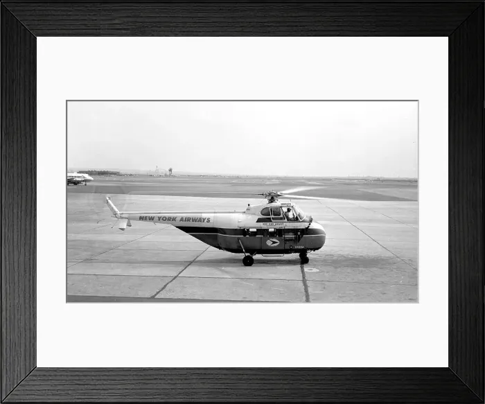 Framed Print : Sikorsky S-55 N406A Framed Print : Sikorsky S-55 N406A