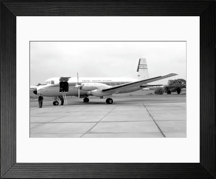 Framed Print : Hawker Siddeley HS.748 G-ASJT Framed Print : Hawker Siddeley HS.748 G-ASJT