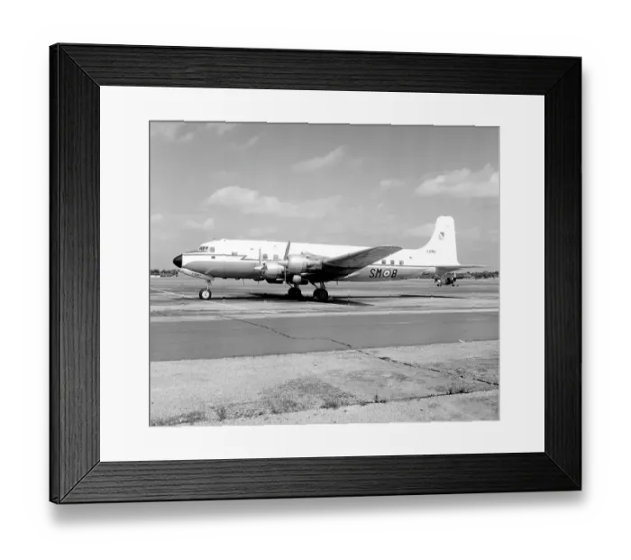 Framed Print : Douglas DC-6B I-DIMT - MM61923 Framed Print : Douglas DC-6B I-DIMT - MM61923
