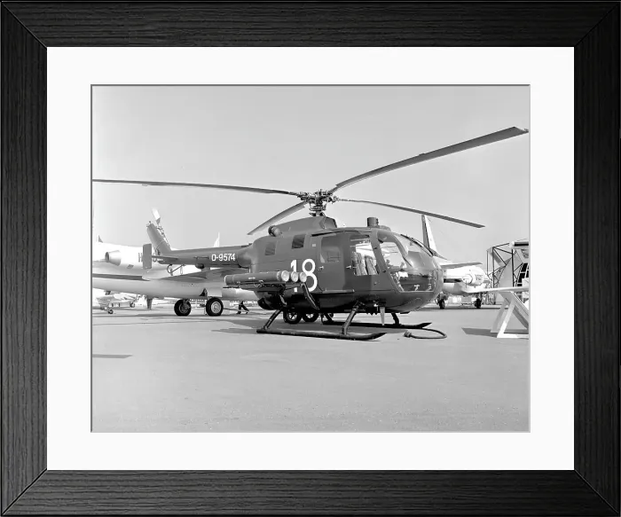 Framed Print : MBB BO-105C D-9574 Framed Print : MBB BO-105C D-9574