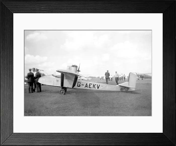 Framed Print : B.A.C. Drone 2 de Luxe G-AEKV Framed Print : B.A.C. Drone 2 de Luxe G-AEKV
