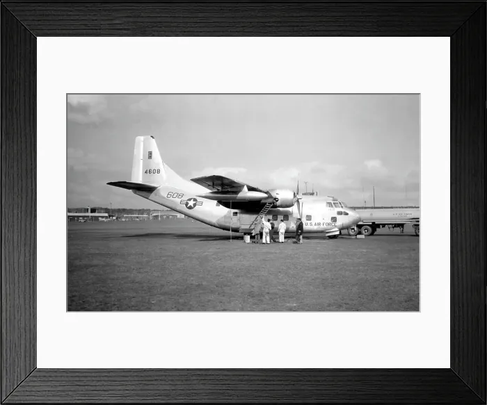 Framed Print : Fairchild C-123B Provider 54-608 Framed Print : Fairchild C-123B Provider 54-608