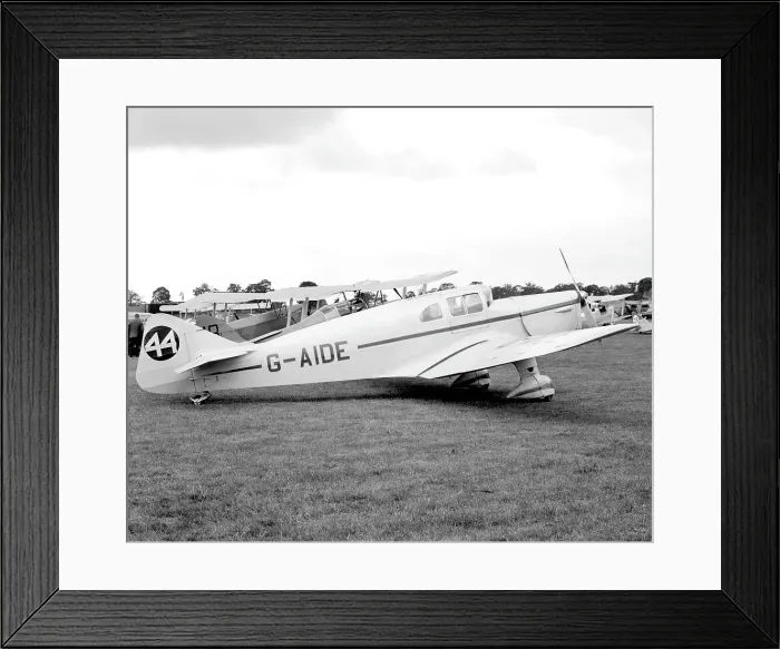Framed Print : Miles M.17 Monarch G-AIDE Framed Print : Miles M.17 Monarch G-AIDE