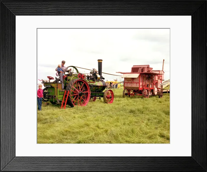 Framed Print : Ransomes Sims & Jefferies Engine and threshing machine Framed Print : Ransomes Sims & Jefferies Engine and threshing machine