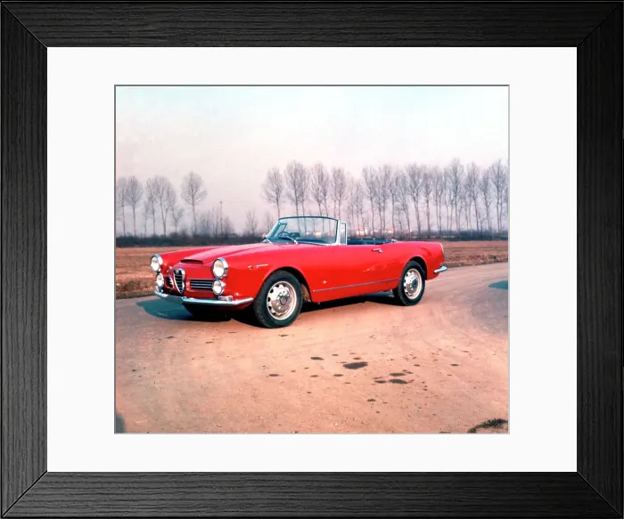 Framed Print : Alfa Romeo 2600 Spider Framed Print : Alfa Romeo 2600 Spider