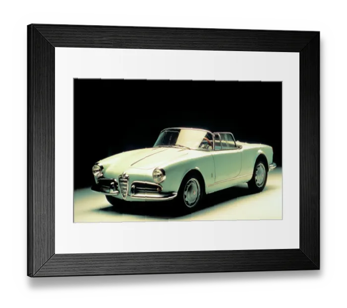 Framed Print : Alfa Romeo Giulietta Spider