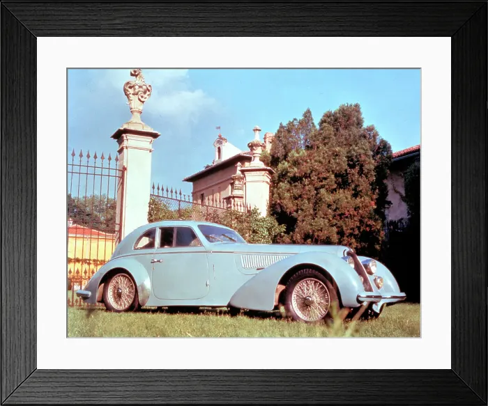 Framed Print : Alfa Romeo 8C 2900B Lungo Touring Berlinetta Framed Print : Alfa Romeo 8C 2900B Lungo Touring Berlinetta