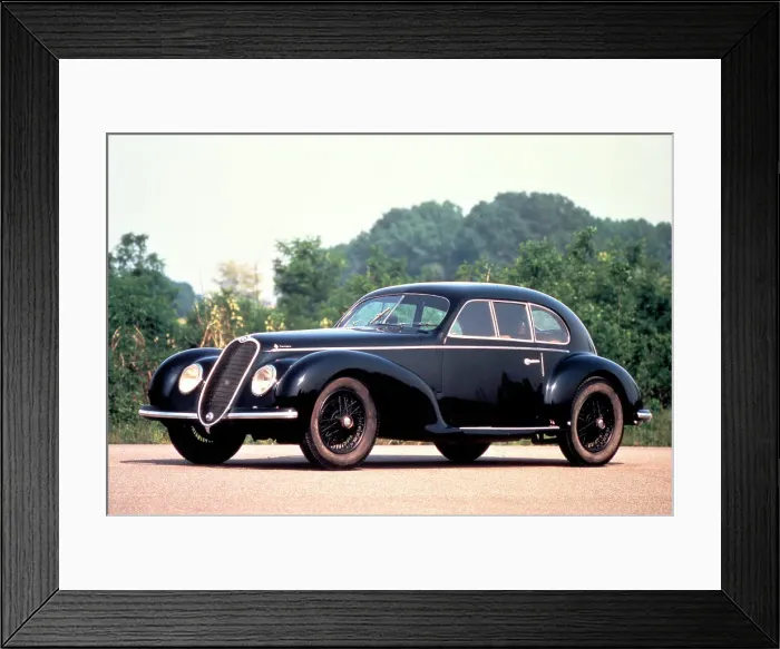 Framed Print : Alfa Romeo 6C 2500 SS Touring Berlinetta Framed Print : Alfa Romeo 6C 2500 SS Touring Berlinetta
