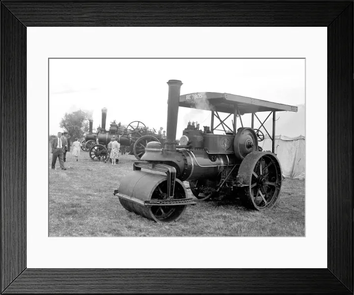 Framed Print : Marshall Convertible Road Roller number 61307 Framed Print : Marshall Convertible Road Roller number 61307