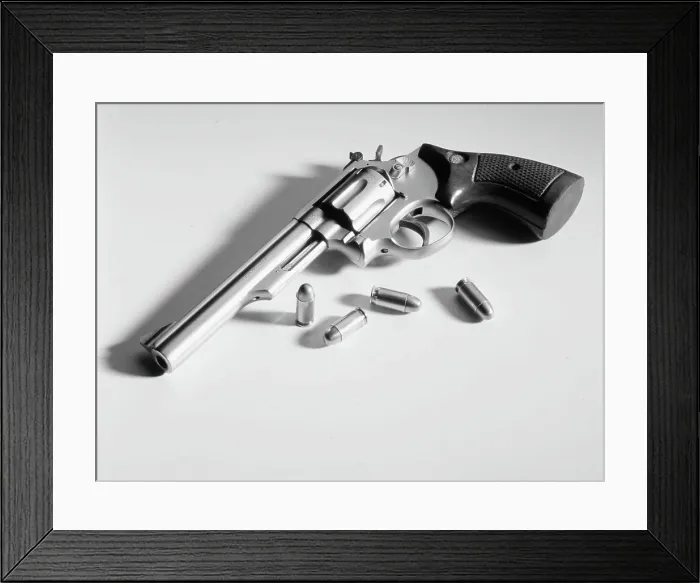 Framed Print : Taurus revolver Framed Print : Taurus revolver