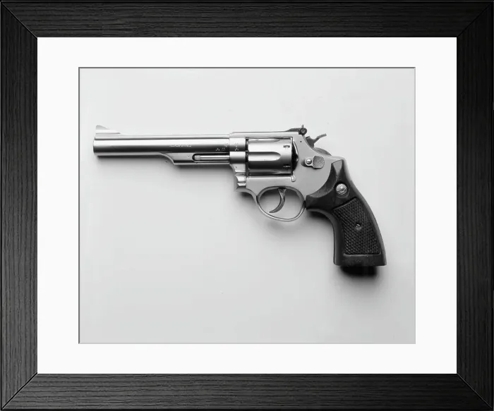 Framed Print : Taurus revolver Framed Print : Taurus revolver