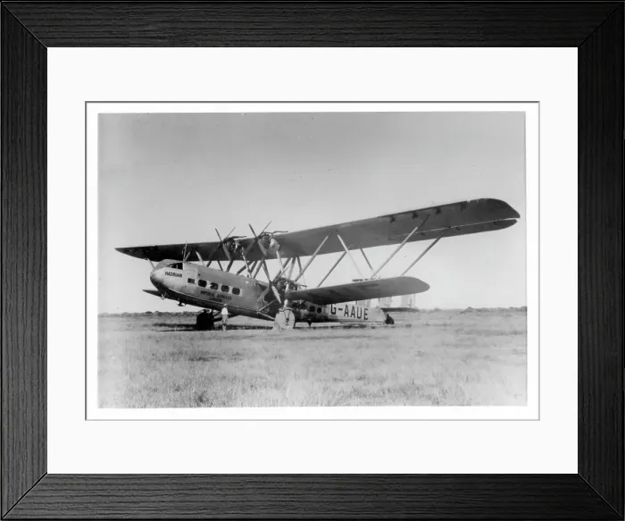 Framed Print : Handley Page HP.42 G-AAUE Hadrian