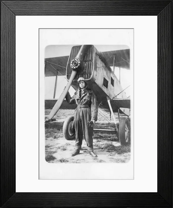 Framed Print : Mystery aircraft with pilot Framed Print : Mystery aircraft with pilot