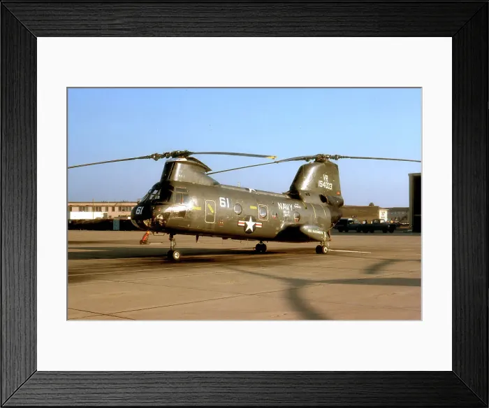 Framed Print : Boeing-Vertol CH-46D Sea Knight 154033 Framed Print : Boeing-Vertol CH-46D Sea Knight 154033