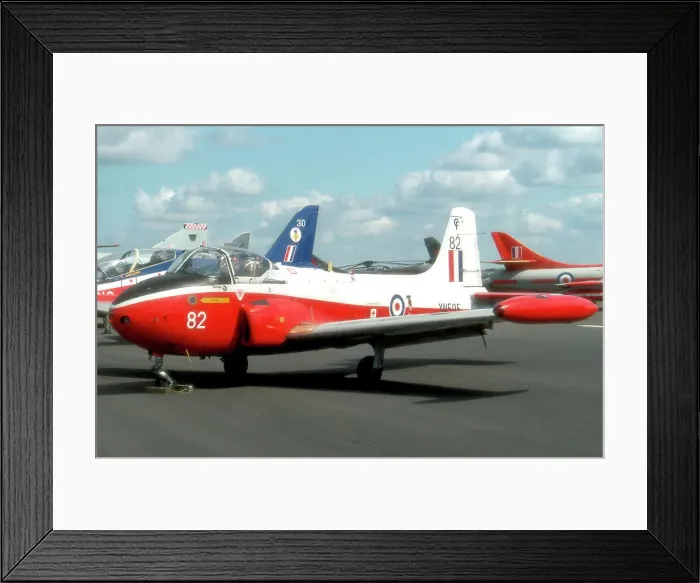 Framed Print : Hunting Jet Provost T.3A XN595 - 82 Framed Print : Hunting Jet Provost T.3A XN595 - 82