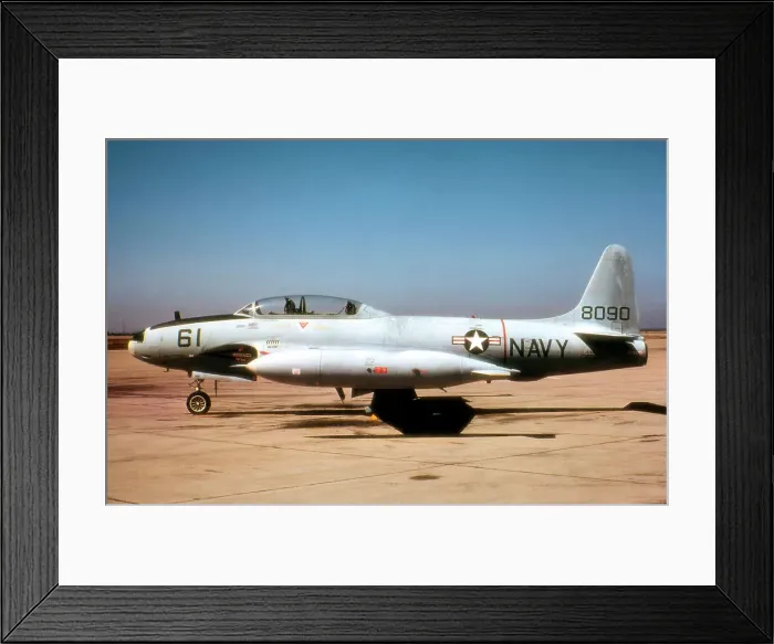 Framed Print : Lockheed T-33B 138090 Framed Print : Lockheed T-33B 138090