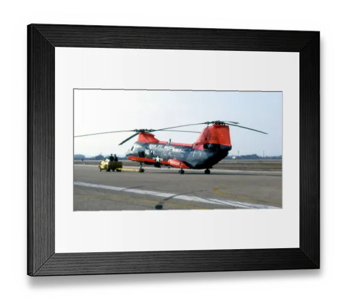 Framed Print : Boeing-Vertol HH-46D Sea Knight 152501 Framed Print : Boeing-Vertol HH-46D Sea Knight 152501