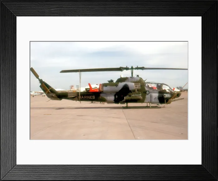Framed Print : Bell AH-1W Super Cobra Framed Print : Bell AH-1W Super Cobra