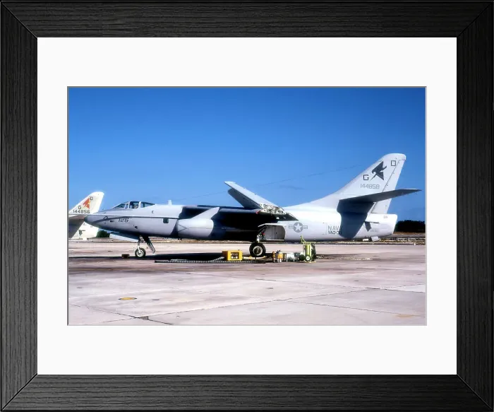 Framed Print : Douglas VA-3B Skywarrior 144858 Framed Print : Douglas VA-3B Skywarrior 144858