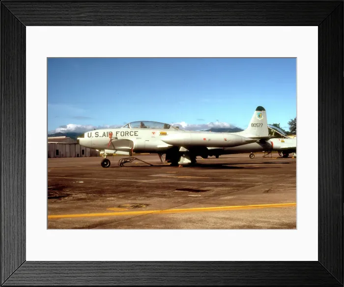 Framed Print : Lockheed T-33A 58-0577 Framed Print : Lockheed T-33A 58-0577