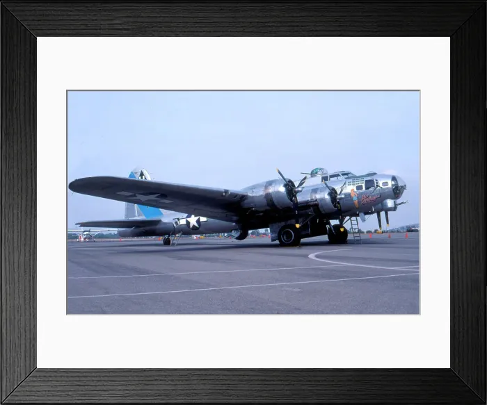 Framed Print : Boeing B-17G Flying Fortress N9323Z - Sentimental Journey Framed Print : Boeing B-17G Flying Fortress N9323Z - Sentimental Journey