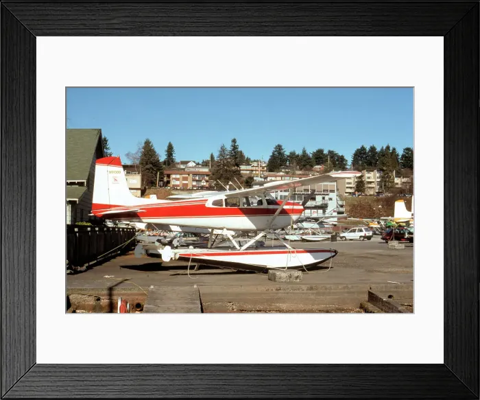 Framed Print : Cessna 180F Skywagon N91380 Framed Print : Cessna 180F Skywagon N91380