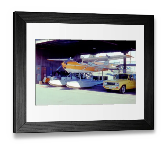 Framed Print : Cessna 180H Skywagon N2460F