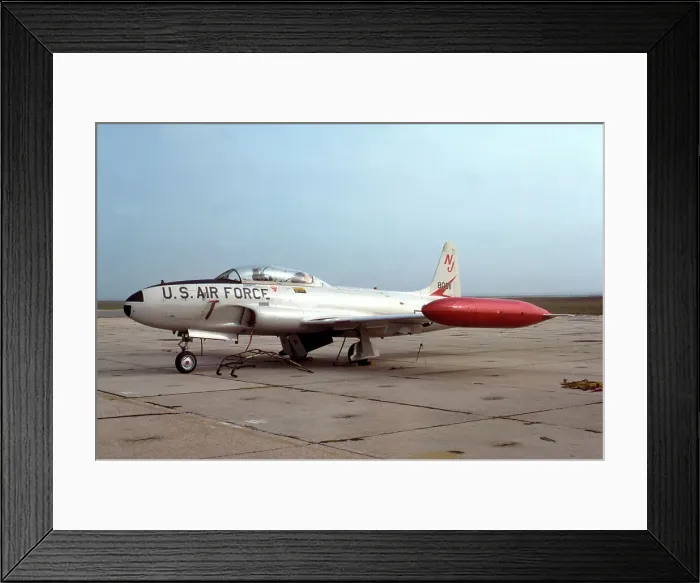 Framed Print : Lockheed T-33A 58-0611 Framed Print : Lockheed T-33A 58-0611