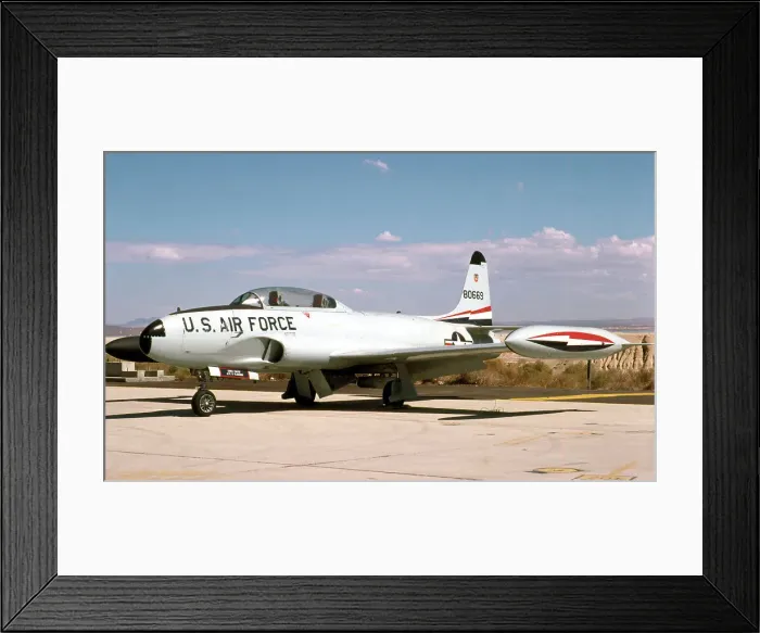 Framed Print : Lockheed T-33A 58-0669 Framed Print : Lockheed T-33A 58-0669