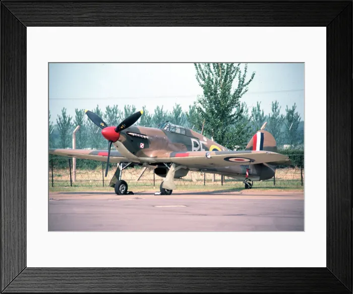 Framed Print : Hawker Hurricane IIC PZ865 - RF-U Framed Print : Hawker Hurricane IIC PZ865 - RF-U