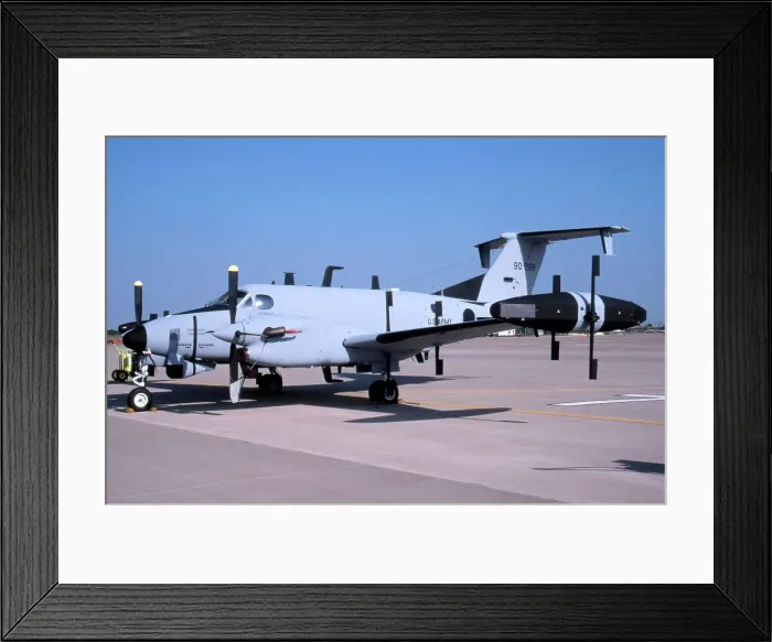 Framed Print : Beechcraft RC-12N Guardrail 89-00267 Framed Print : Beechcraft RC-12N Guardrail 89-00267