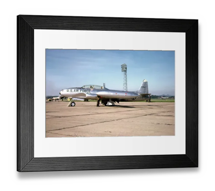Framed Print : Lockheed T-33A 57-547 Framed Print : Lockheed T-33A 57-547
