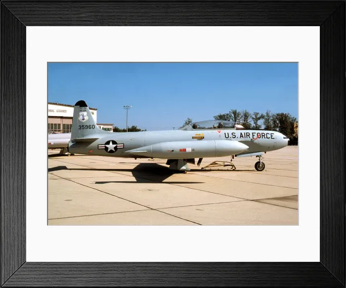 Framed Print : Lockheed T-33A 53-5960 Framed Print : Lockheed T-33A 53-5960
