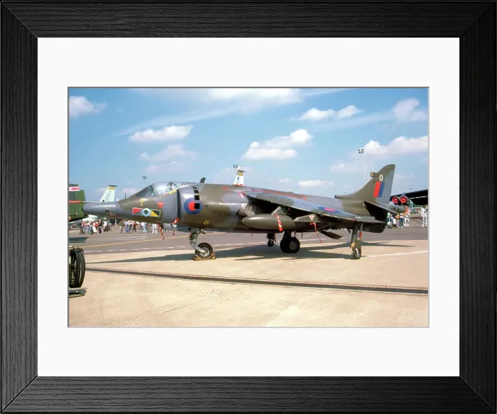 Framed Print : Hawker Siddeley Harrier GR.3 XV744 - O Framed Print : Hawker Siddeley Harrier GR.3 XV744 - O