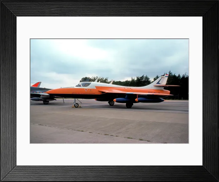 Framed Print : Hawker Hunter T.Mk.7 PH-NLH Framed Print : Hawker Hunter T.Mk.7 PH-NLH