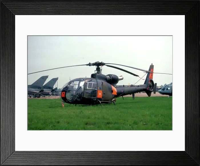 Framed Print : Aerospatiale SA341B Gazelle AH.1 XX385 - C Framed Print : Aerospatiale SA341B Gazelle AH.1 XX385 - C