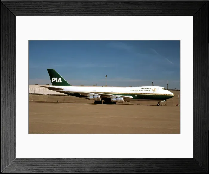 Framed Print : Boeing 747-282B AP-AYV Framed Print : Boeing 747-282B AP-AYV