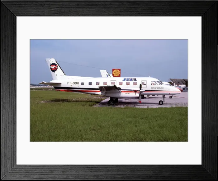 Framed Print : Embraer EMB-110P1 Bandeirante PT-SDH Framed Print : Embraer EMB-110P1 Bandeirante PT-SDH