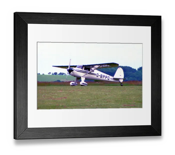 Framed Print : Luscombe 8A Silvaire G-BPPO Framed Print : Luscombe 8A Silvaire G-BPPO