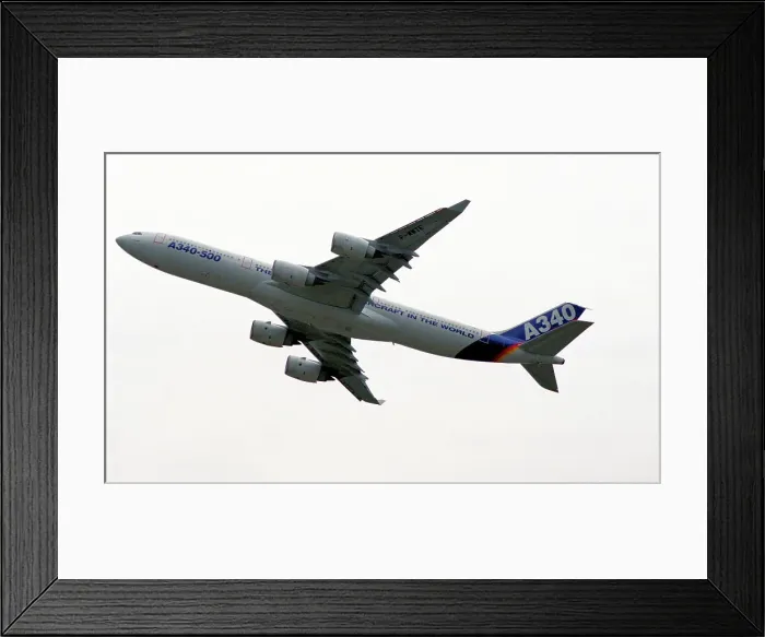 Framed Print : Airbus A340-541 F-WWTE Framed Print : Airbus A340-541 F-WWTE