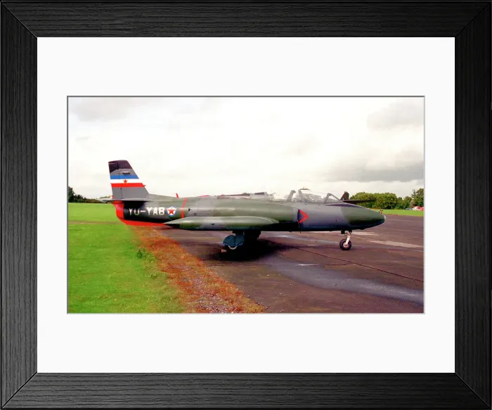 Framed Print : Soko Galeb G-2A YU-YAB Framed Print : Soko Galeb G-2A YU-YAB