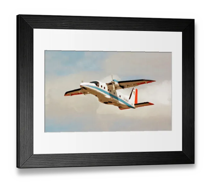 Framed Print : Dornier Do-228-101 D-CALM Framed Print : Dornier Do-228-101 D-CALM